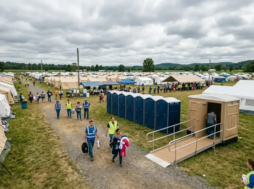 disaster-relief-camp-restrooms-010 — frequently asked questions, Dumpster & Portable Bathrooms Rental in St. Augusta, MN